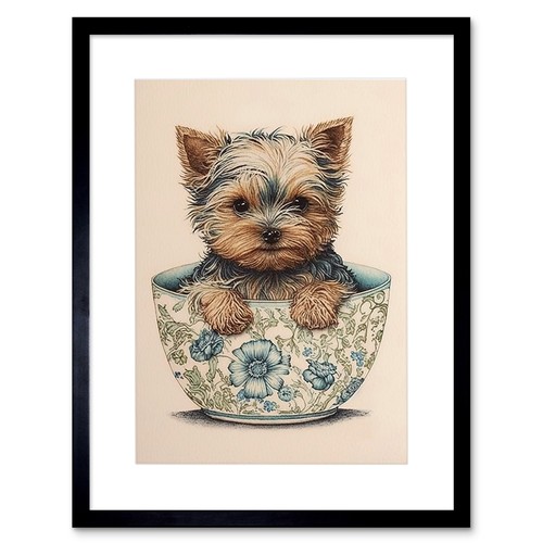 Cute teacup yorkshire - teacup,