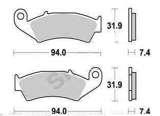 Brake pad honda - 125, 250