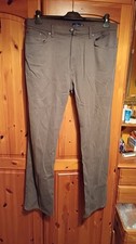 Marks And Spencer Blue Harbour Mens Stormwear Trousers Waist 36 Inches Brown