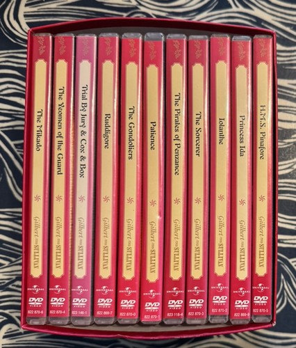 Gilbert and sullivan dvd - sullivan, box
