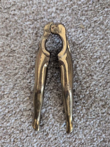 Vintage brass lady legs - lady,