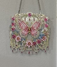 Diamond Art Crystal Butterfly Window Hanging