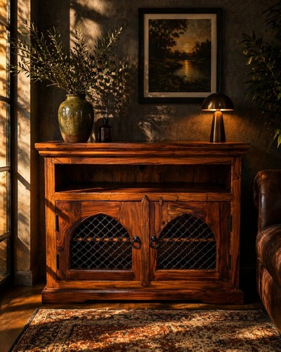 Solid wood cabinet - solid, tv