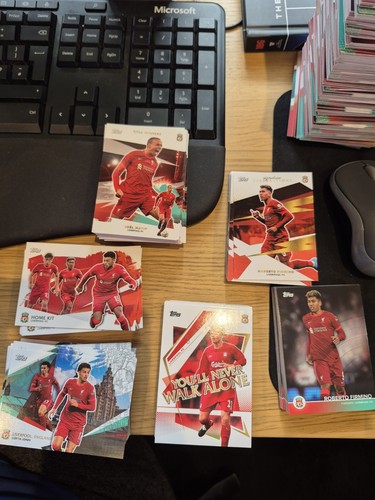 Topps liverpool team set - topps,