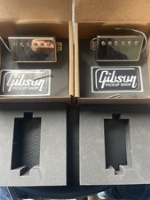 Gibson Custom Shop Burstbucker Humbucker Guitar Pickup  Set  - Nickel VOS Covers