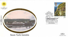 National Trust NT GB Benham FDC Steam Yacht Gondola Coniston 1995 (139298)