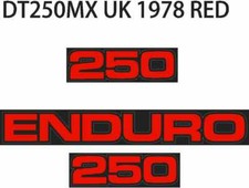 Yamaha DT250MX  UK 1978 SIDE