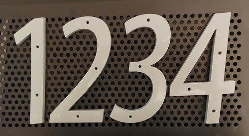 House numbers inch - 6,