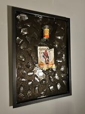 Captain Morgan Spiced Smashed Bottle Art