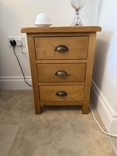 Solid oak bedside lounge - solid, bedside/lounge
