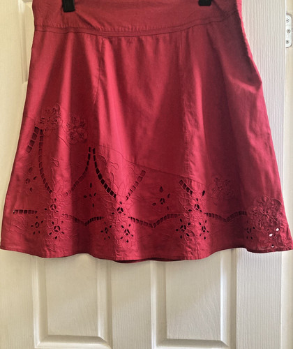 Wallis pretty red line skirt - pretty,