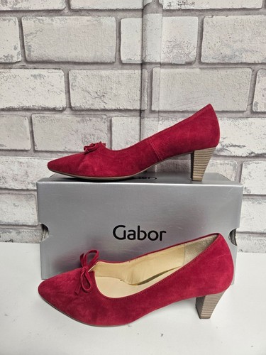 Gabor ruby red - red, leather