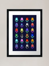 Nocturne Tulip Garden Framed