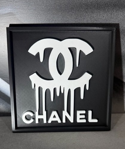 Printed chanel sign - chanel,