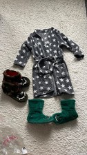Kids Grey Stars Soft Fleece