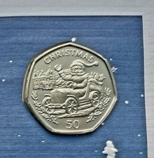 1993 Gibraltar Christmas 50p