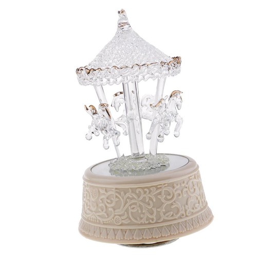 Crystal glass carousel music - carousel,