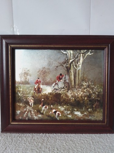 Vintage framed fox - vintage,