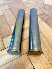 Pair Brass Artillery Stye