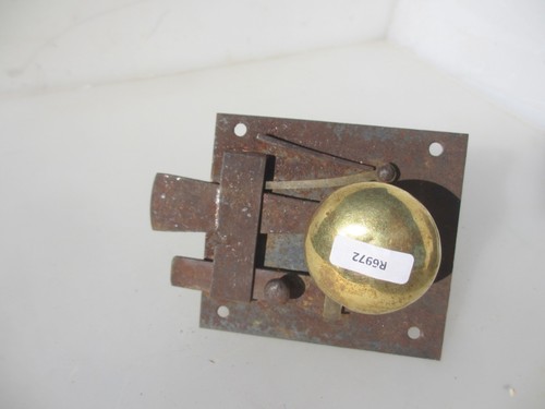 Antique iron door rim lock - rim,