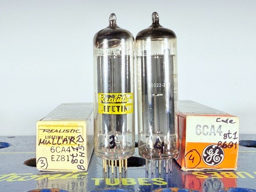 Closely matched pair mullard - matched,