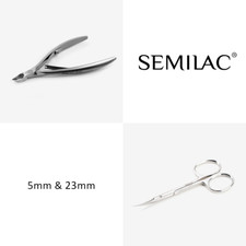 Cuticle Nippers, Scissor Cuticle Cutters & Pinch Clamp SEMILAC Manicure Tools
