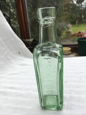 Paterson's Camp Coffee & Chicory Essence Glasgow aqua bottle