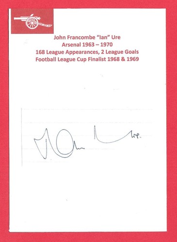 Ian ure arsenal 1963 - arsenal, 1963-69