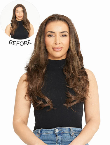 Koko half wig long wavy - long,