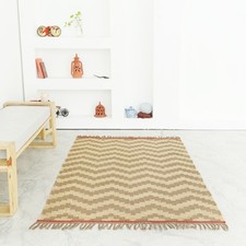 Kilim Dhurrie Wool Jute Rug