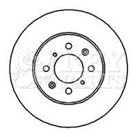 Key parts vented brake - key,