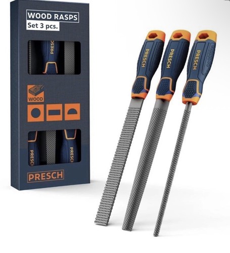 Presch wood rasp set - presch,