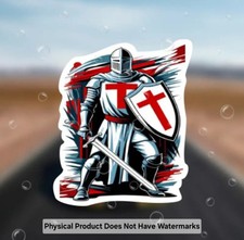 KNIGHTS TEMPLAR Car Sticker St