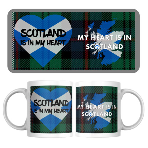 Scotland heart 11oz - heart.,