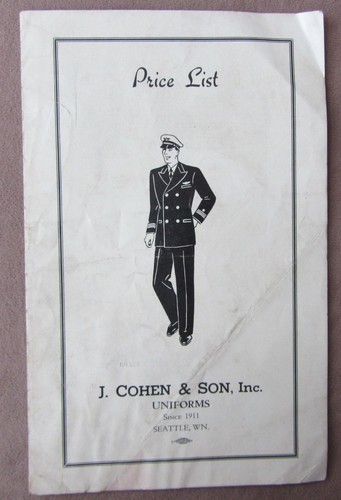 1940s cohen son uniforms - j.,
