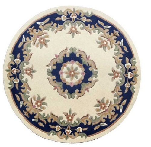 Indian aubusson cream blue - indian,