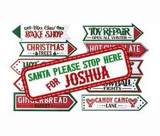 Santa's Workshop Sign CUSTOM