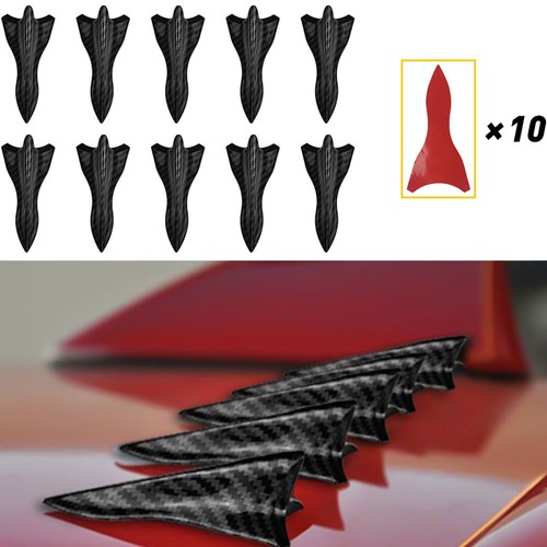10pcs carbon fiber spoiler - 10pcs, car