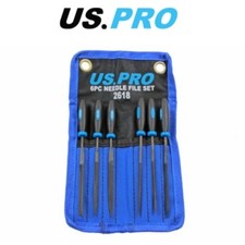 US PRO 6pc Needle File Set