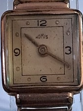 Ladies Art Deco Homis Rolled Gold Watch