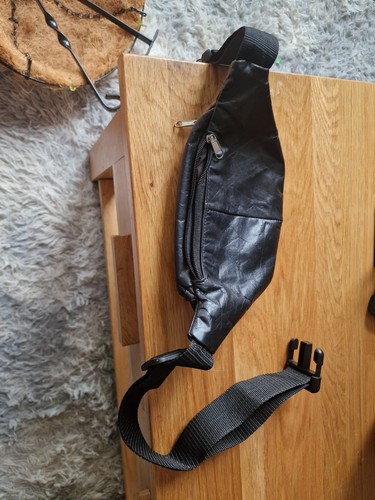 Genuine black leather - genuine,