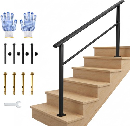 Outdoor handrail for steps - for,
