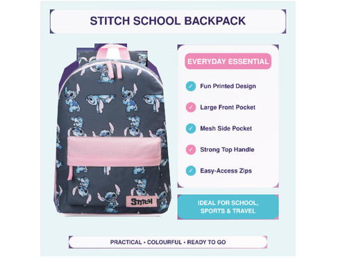 Disney stitch backpack - disney,