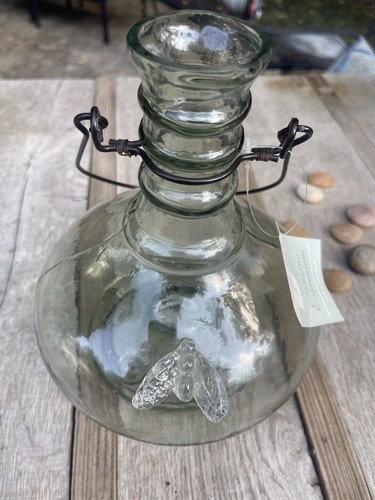 Vtg rare glass bee - rare, wasp