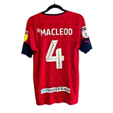 Match Issue Wigan Athletic 19/20 Away Shirt W/ "NHS" & "Mcleod" Nameset (Size L)
