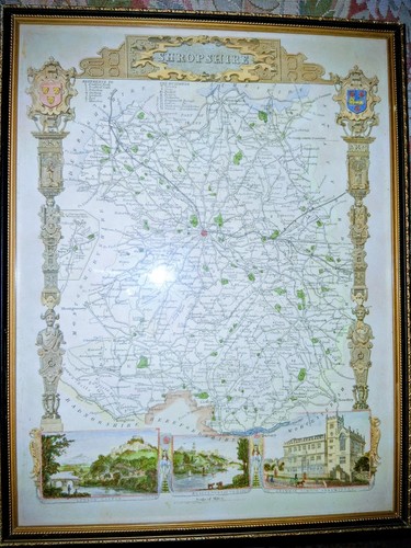 Old antique map - antique, of