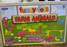 FUZZY FELT FARM ANIMALS BUMPER