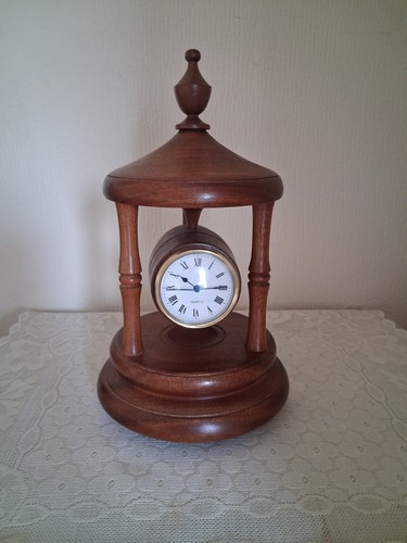 Hand turned wooden mantel - hand-turned,