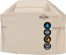 Grillman BBQ Cover, Gas Barbecue Cover Fits Weber BBQ, Char Broil, Outback and M