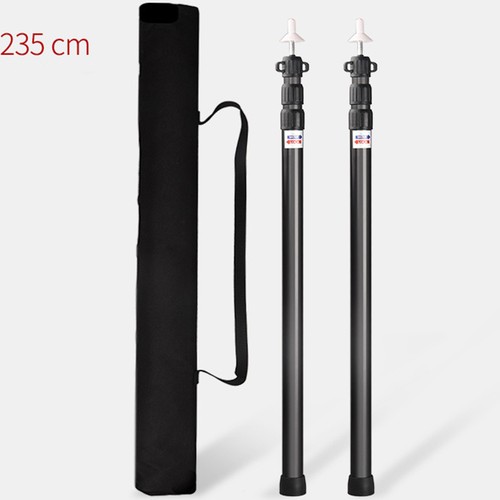 2pcs tent tarp - poles, universal